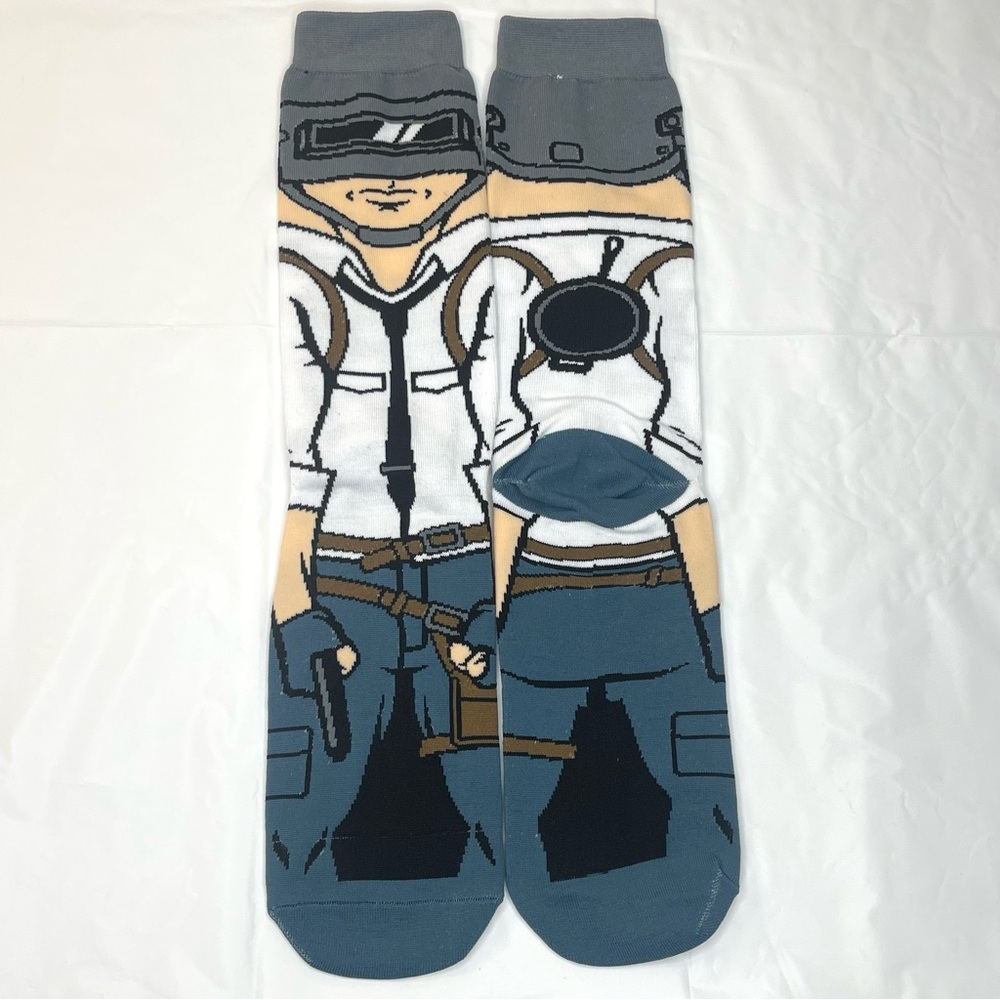Robo Cop 360 character socks Adults